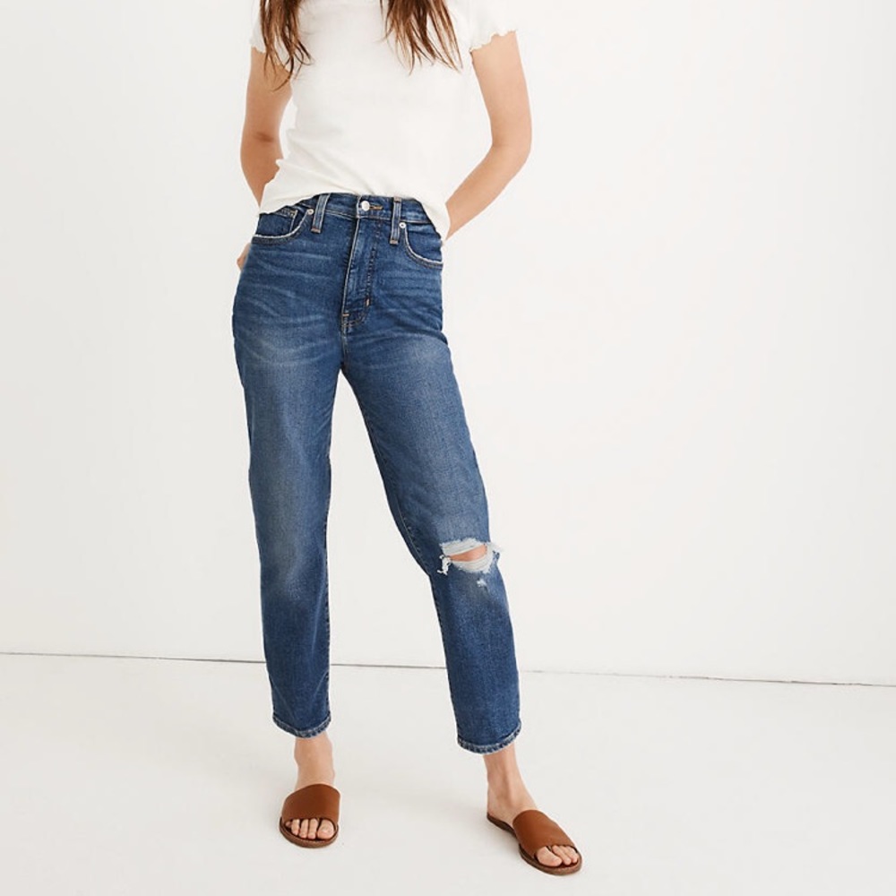 Madewell the Momjean: Comfort Stretch Edition